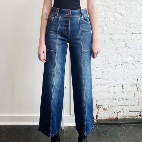 ULLA JOHNSON Billie Jeans in dark wash
